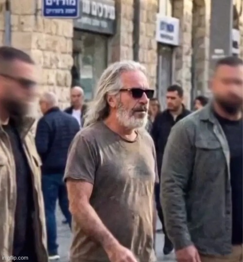 Jeff Epstein seemingly alive and well in Tel Aviv. | image tagged in jeff epstein seemingly alive and well in tel aviv | made w/ Imgflip meme maker
