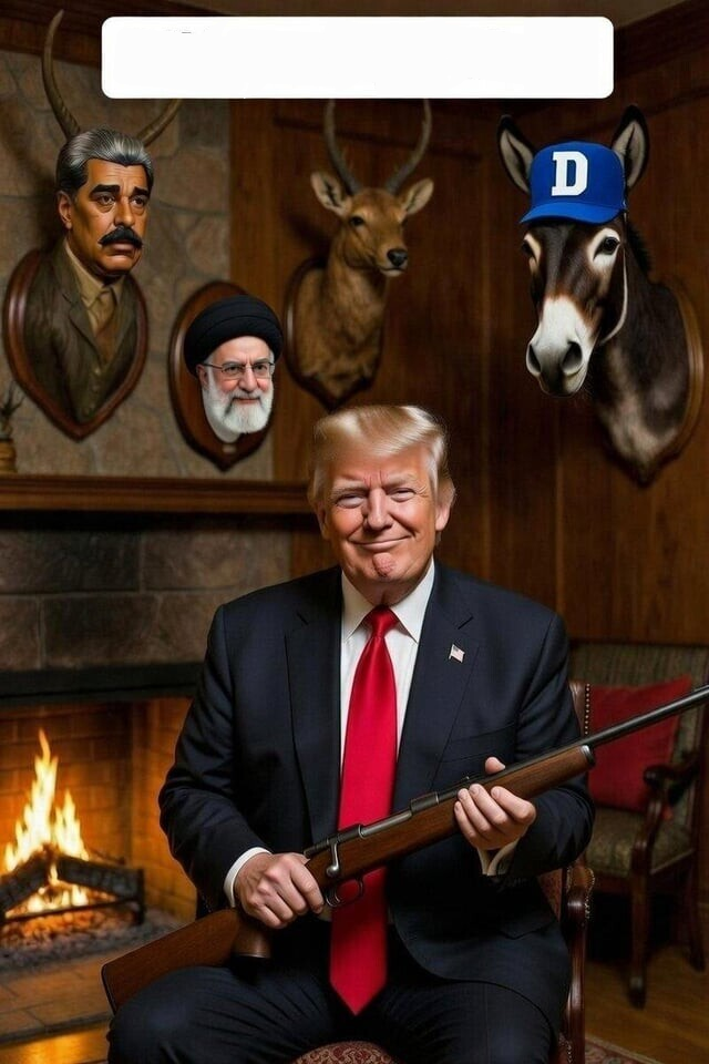 Trump big game hunter Blank Meme Template