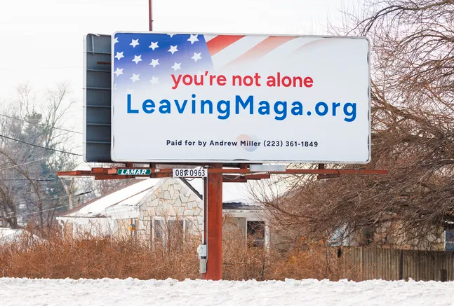 Leaving MAGA Blank Meme Template