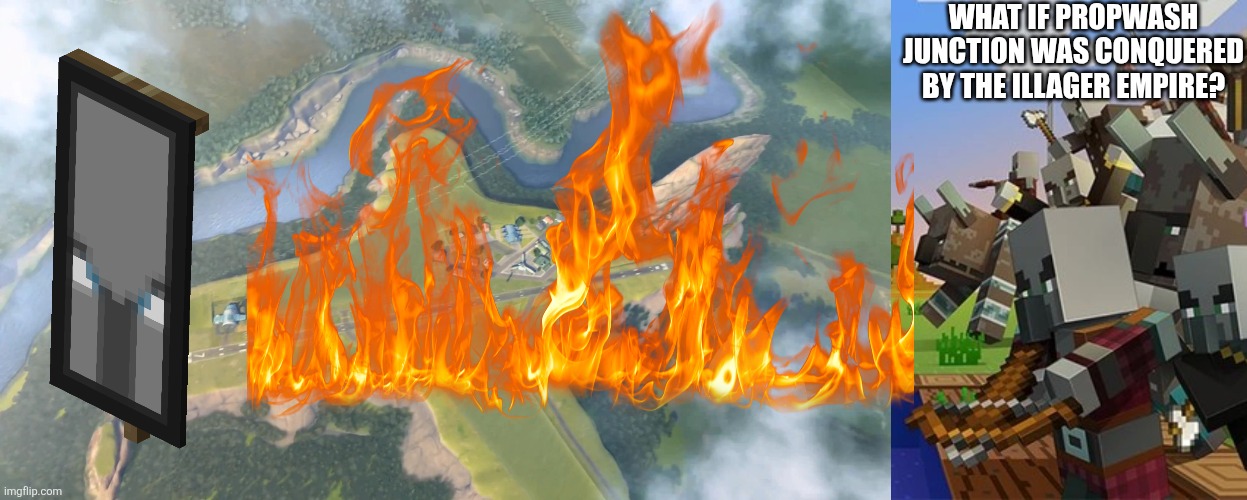 WHAT IF PROPWASH JUNCTION WAS CONQUERED BY THE ILLAGER EMPIRE? | image tagged in propwash junction,illagers | made w/ Imgflip meme maker