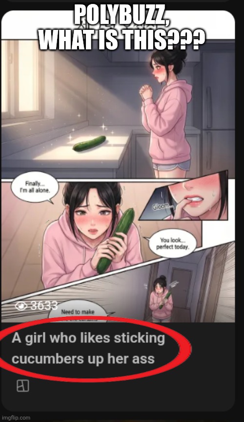 Ig she likes diddling herself | POLYBUZZ, WHAT IS THIS??? | image tagged in nsfw | made w/ Imgflip meme maker
