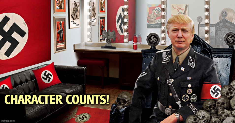 Republicans used to say this all the time, but not recently. | CHARACTER COUNTS! | image tagged in the fbi did not raid this room trump hitler neo nazi,trump,nazi,neo-nazis,fascist,hitler | made w/ Imgflip meme maker