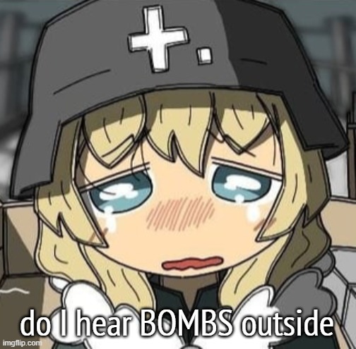 Yuuri crying | do I hear BOMBS outside | image tagged in yuuri crying | made w/ Imgflip meme maker