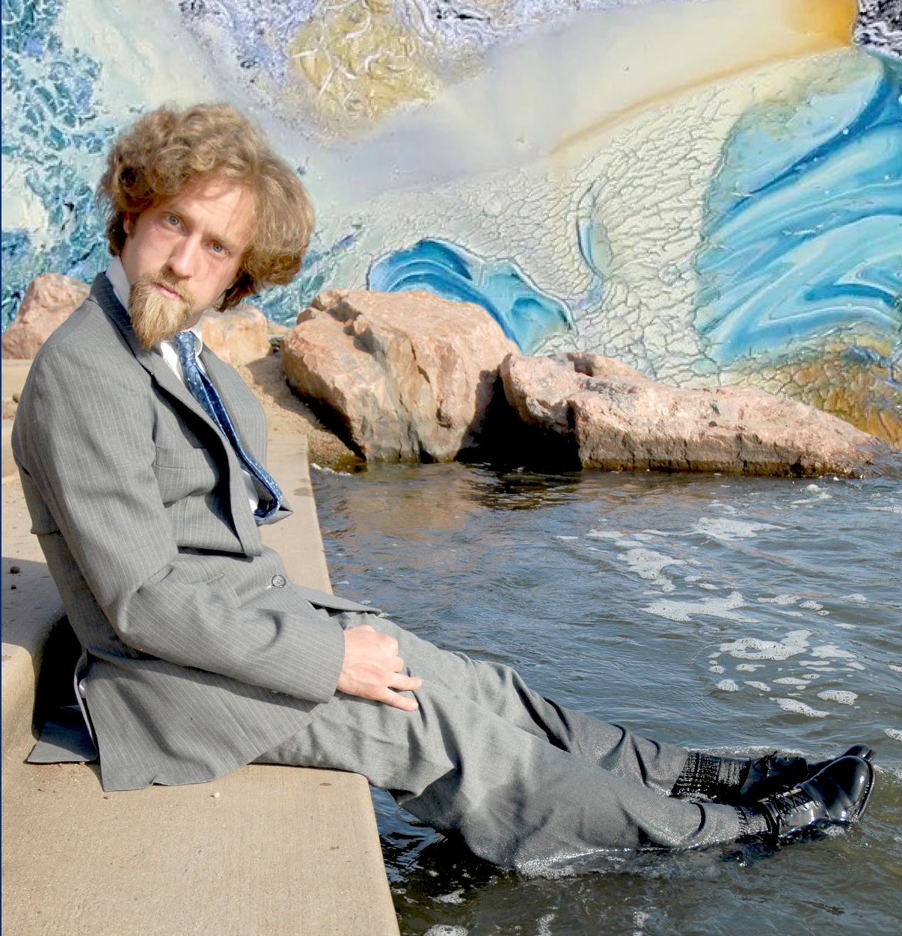 Josh blue Blank Meme Template