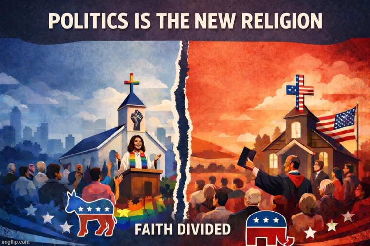 This is what we have been reduced to. | image tagged in maga,woke,cult,left,right,evil | made w/ Imgflip meme maker