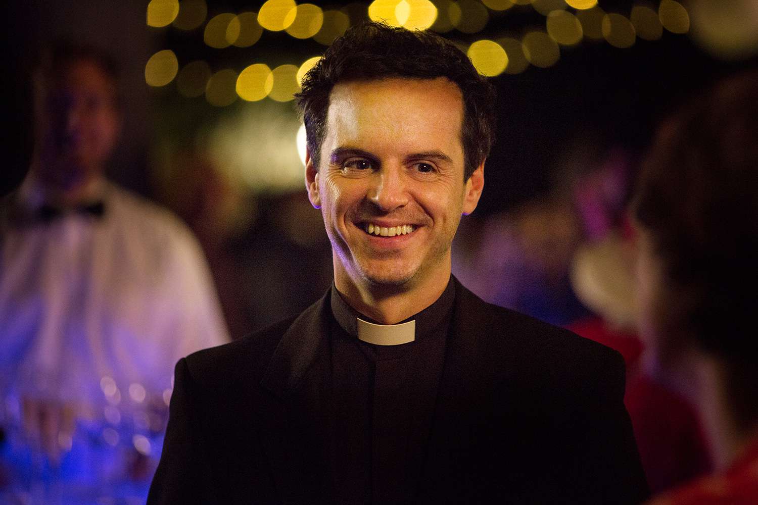 Andrew Scott Hot Priest Blank Meme Template