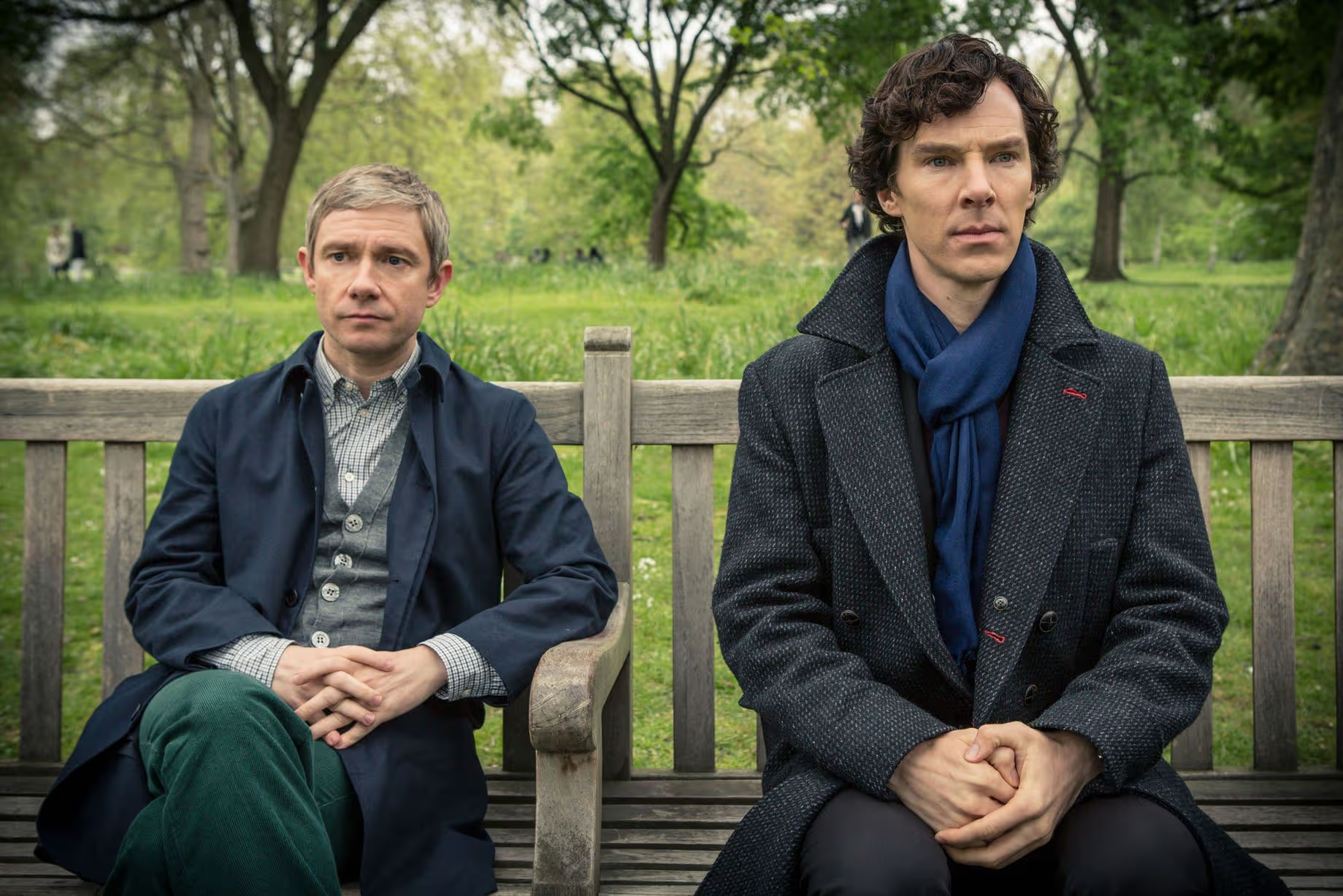 High Quality sherlock and watson Blank Meme Template