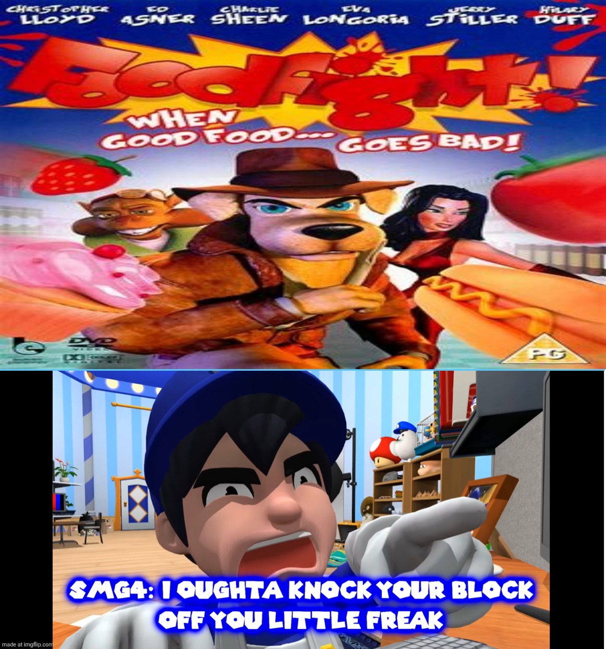 SMG4 Dislike or Hate foodfight (2012/2013) | image tagged in smg4 dislike or hate who,deviantart,crossover,smg4,nintendo,super mario | made w/ Imgflip meme maker