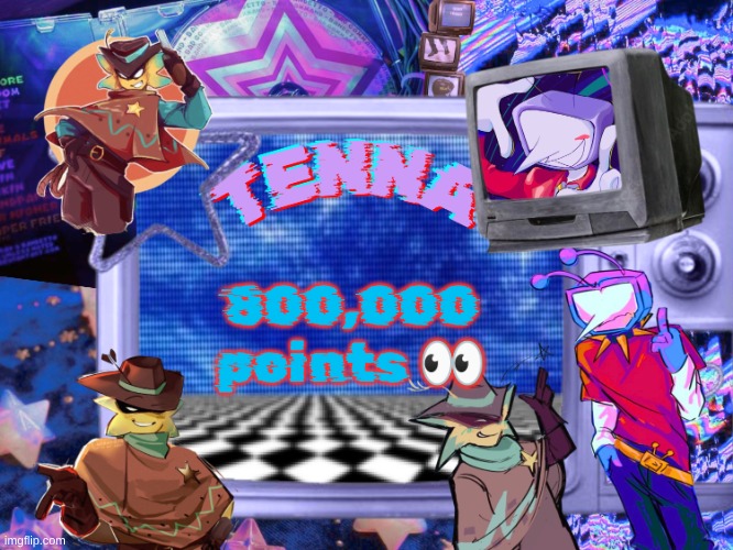 i'm unemployed af bruh how do i almost have one mill on an account that's almost only 2 years old | 800,000 points 👀 | image tagged in mewo's tenna and starlo temp by asriel | made w/ Imgflip meme maker