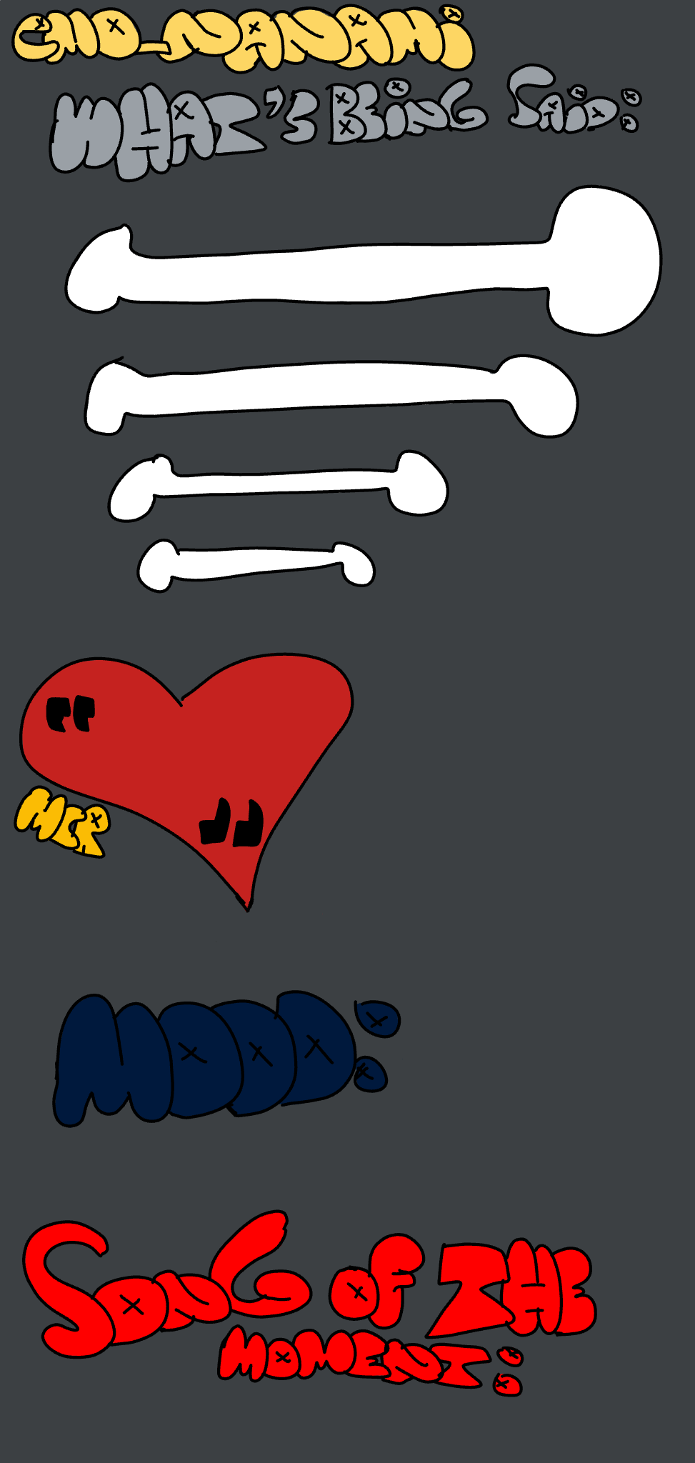 nanami announcement temp. 2.0 Blank Meme Template