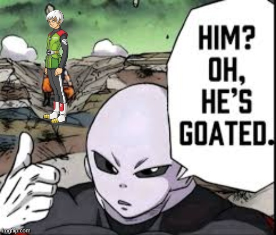 oh him he's keep it 1000. | image tagged in jiren,john dragon ball,keep it 1000 | made w/ Imgflip meme maker