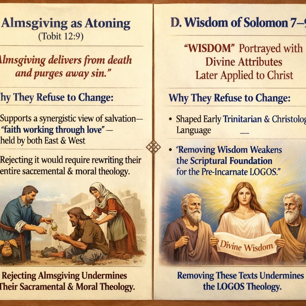 C. Almsgiving as Atoning (Tobit 12:9): “Almsgiving delivers from Blank Meme Template