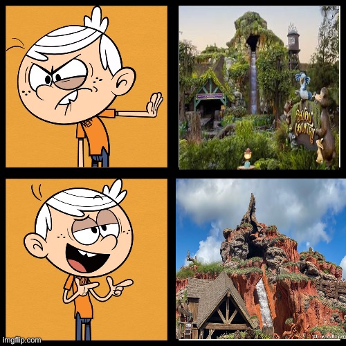 Tiana’s Bayou Adventure or Splash Mountain? | image tagged in disney rides | made w/ Imgflip meme maker