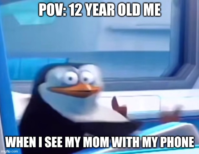 Uh Oh- | POV: 12 YEAR OLD ME; WHEN I SEE MY MOM WITH MY PHONE | image tagged in uh oh,relatable,funny memes,oh wow are you actually reading these tags,stop reading the tags | made w/ Imgflip meme maker
