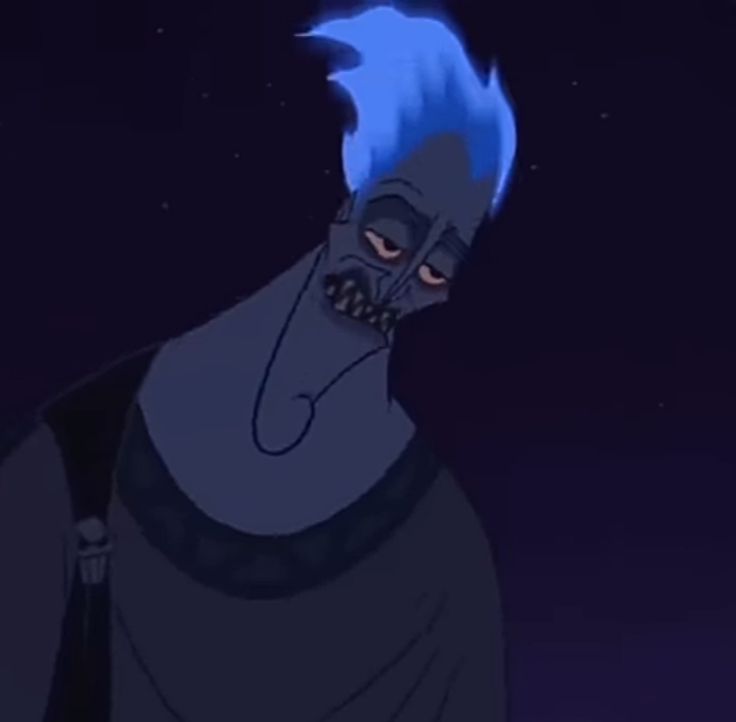 High Quality Hades eyeroll Blank Meme Template