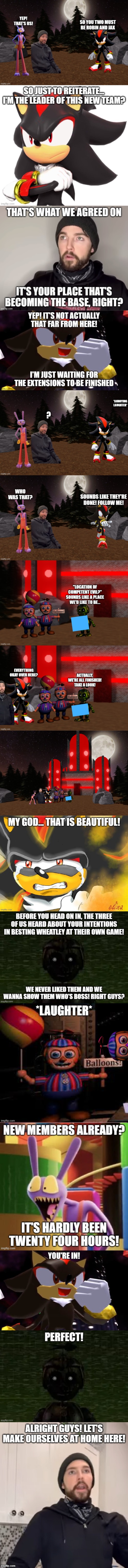 Team Shadow Origins (Part 3) | made w/ Imgflip meme maker