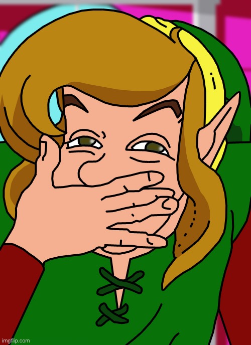 image tagged in cdi link laughing | made w/ Imgflip meme maker