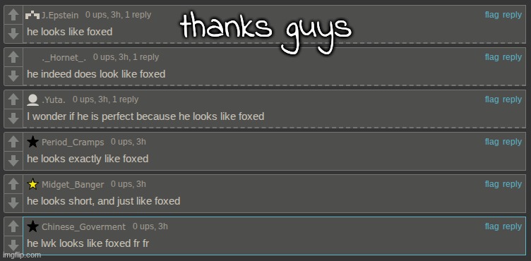 thanks guys | made w/ Imgflip meme maker