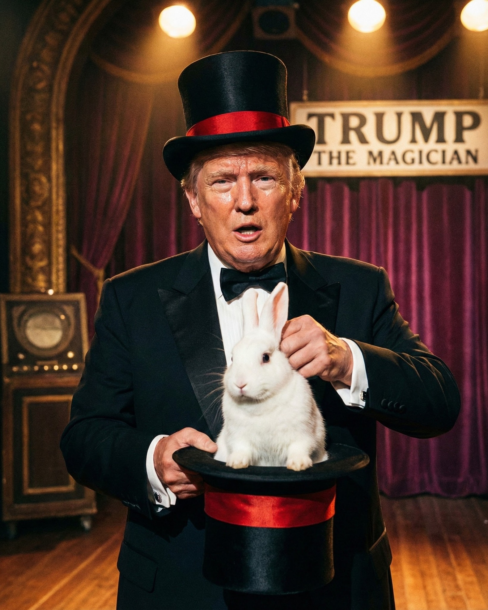 trump magic Blank Meme Template