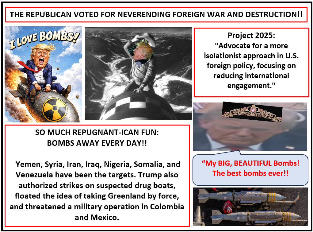 Republicans Voted For Neverending War Blank Meme Template