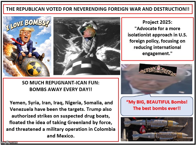 Republicans Voted For Neverending War | image tagged in republicans voted for neverending war | made w/ Imgflip meme maker