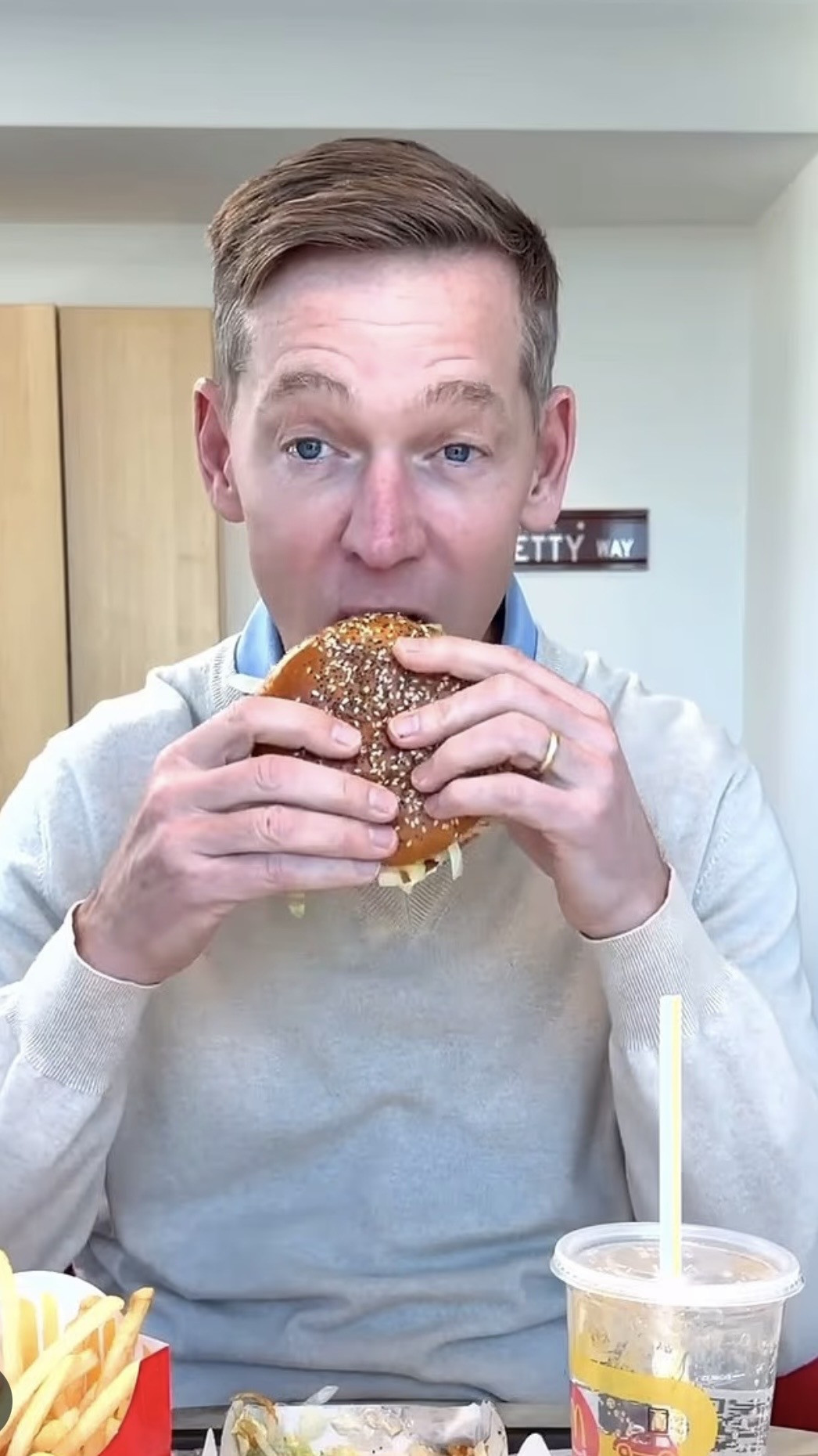 Mcdonalds ceo big arch Blank Meme Template