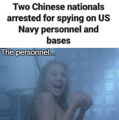 The personnel... | image tagged in funny,dirty mind | made w/ Imgflip meme maker