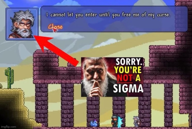 image tagged in terraria | made w/ Imgflip meme maker