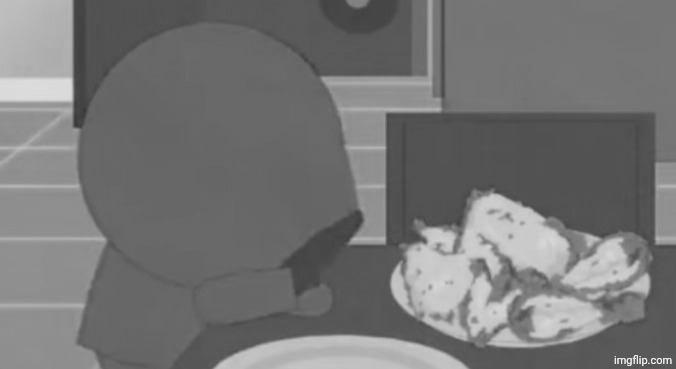 Nevermind. It's all bug yuri. | image tagged in kenny crying over skinned fried chicken | made w/ Imgflip meme maker