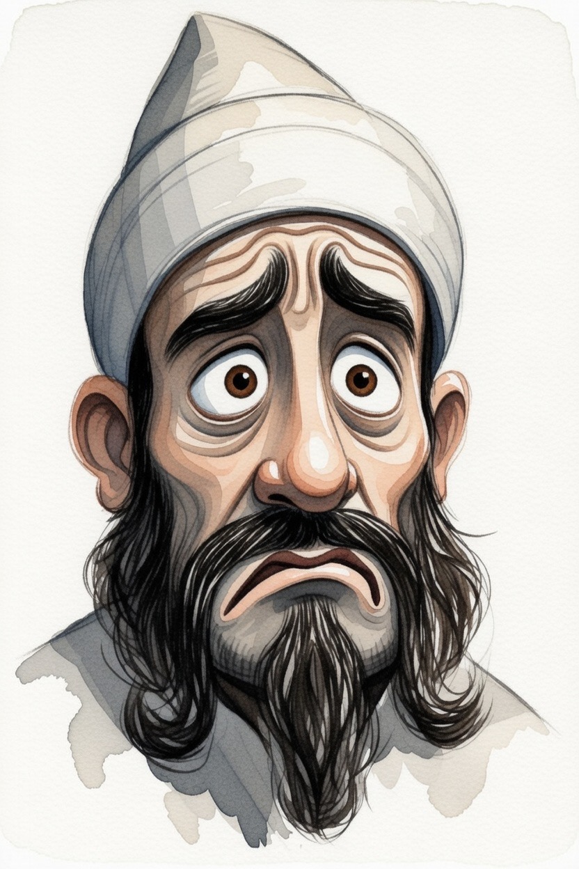 Worried Allah Blank Meme Template