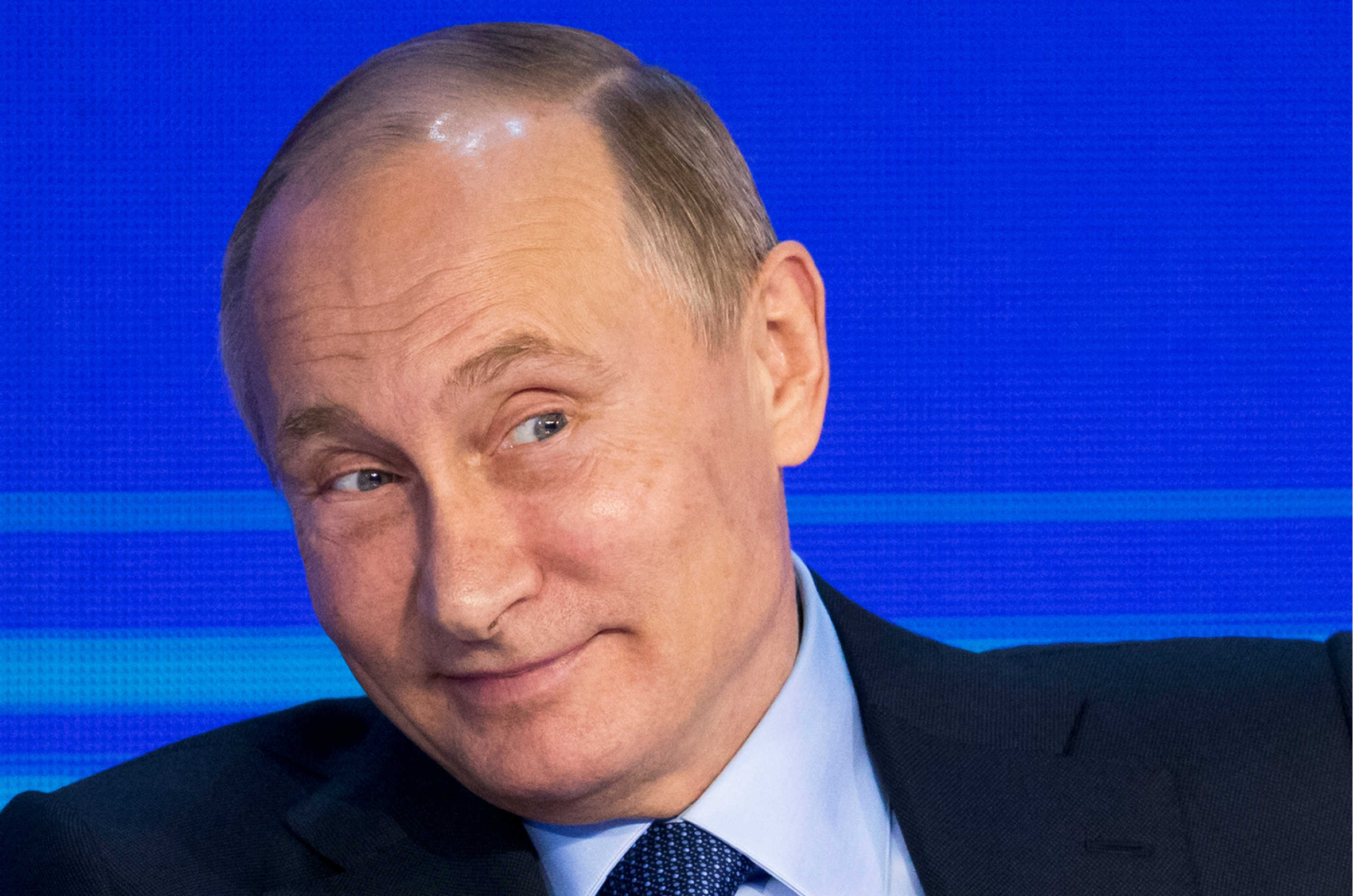 Putin Surprised Face Blank Meme Template