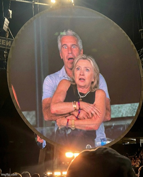 Epstein & Hillary Coldplay can Blank Meme Template
