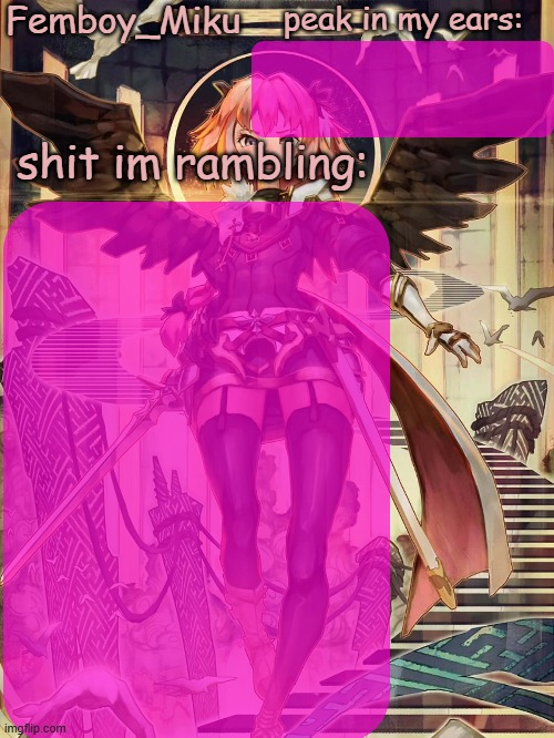 Mikus astolfo template Blank Meme Template