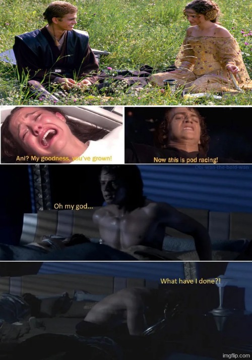 star wars episode 3 meme | image tagged in memes,star wars,revenge of the sith,movies,anakin skywalker,padme | made w/ Imgflip meme maker