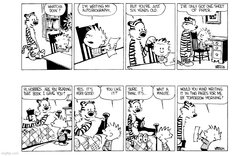 image tagged in calvin and hobbes,comics | made w/ Imgflip meme maker