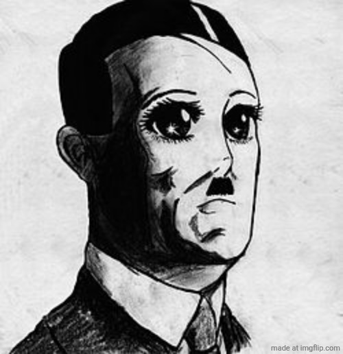 . | image tagged in kawaii hitler | made w/ Imgflip meme maker
