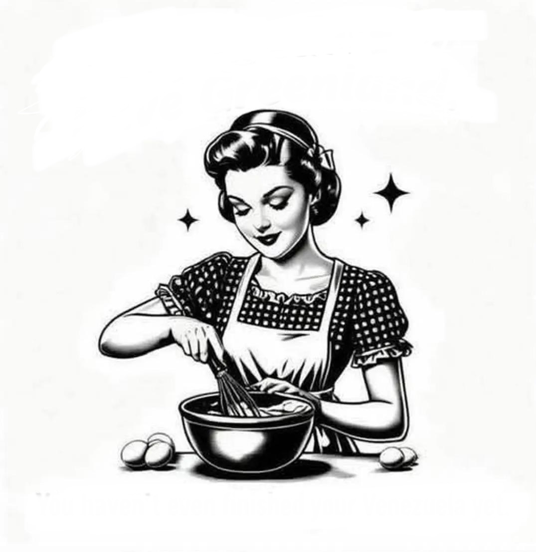 High Quality Retro baking Blank Meme Template