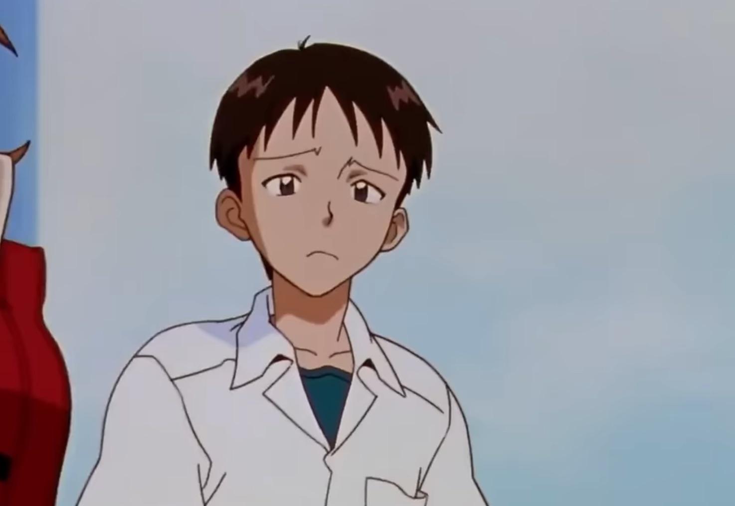 shinji sad Blank Meme Template