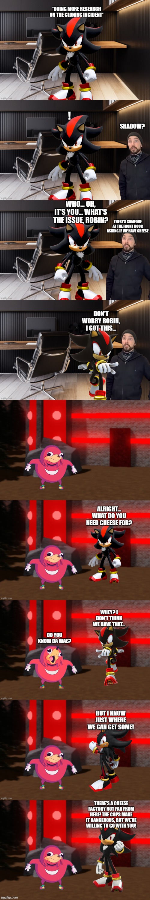 Team Shadow Origins (Part 5) + Shadow and The Cheese Factory (Part 1) | made w/ Imgflip meme maker