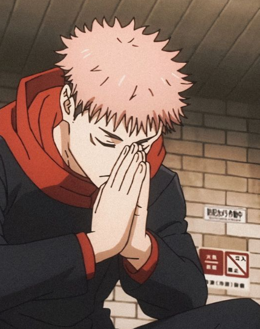 itadori praying Blank Meme Template