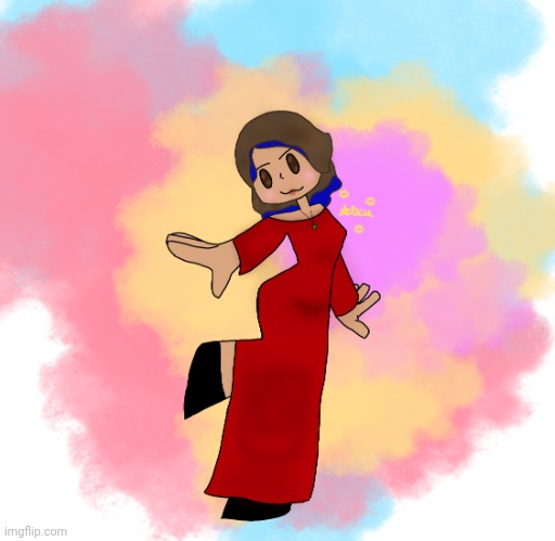 I made art of myself lol. Thoughts? | image tagged in alicia self portrait | made w/ Imgflip meme maker