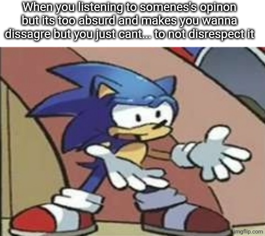 What? | When you listening to somenes's opinon but its too absurd and makes you wanna dissagre but you just cant... to not disrespect it | image tagged in what | made w/ Imgflip meme maker