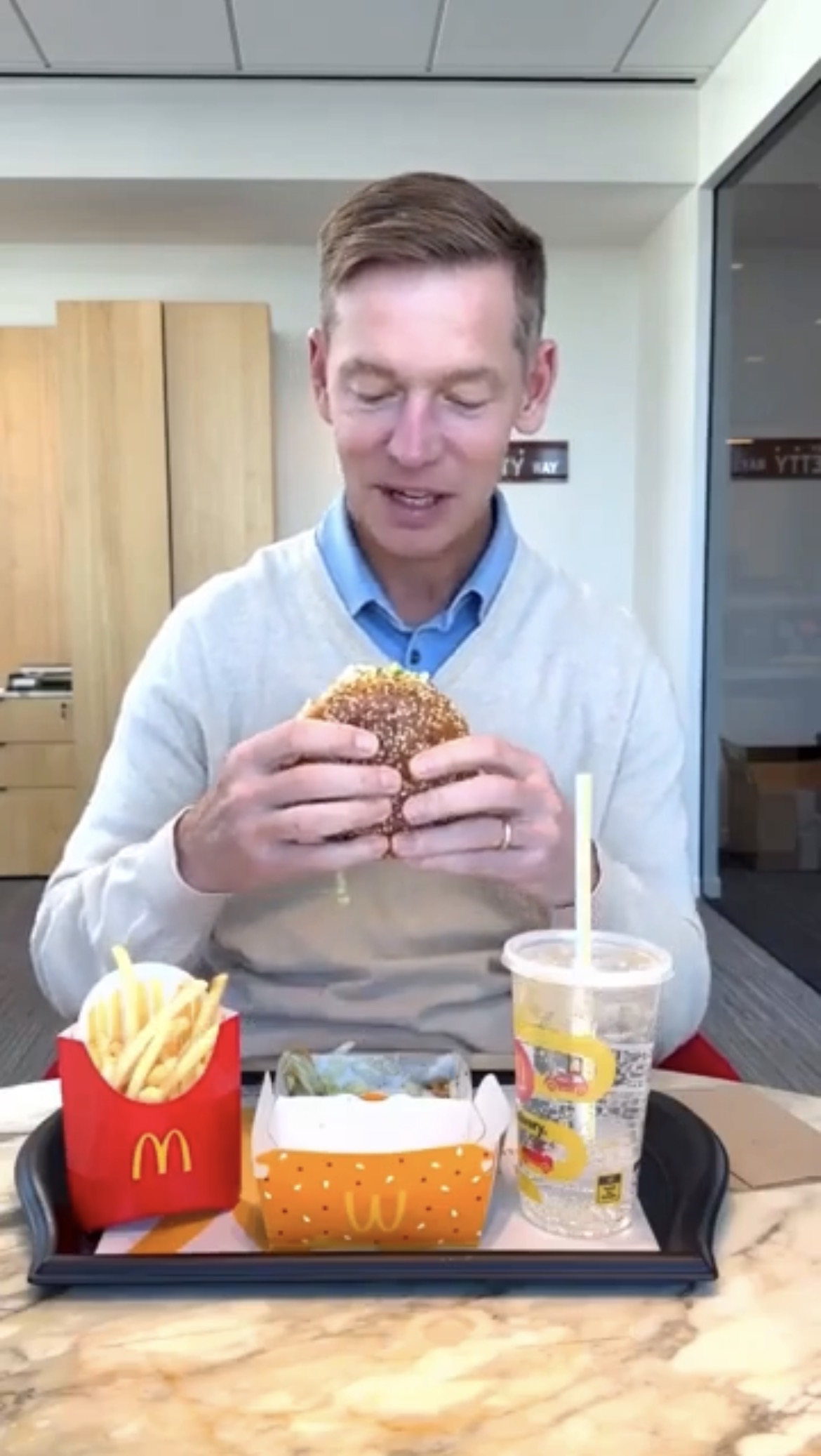 McDonald’s CEO Blank Meme Template