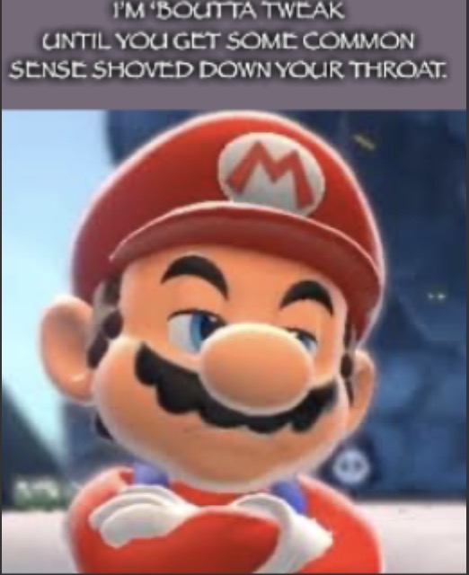 Unimpressed mario Blank Meme Template