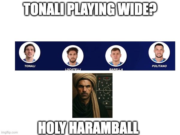 TONALI PLAYING WIDE? HOLY HARAMBALL | made w/ Imgflip meme maker