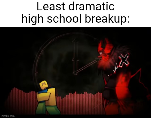 Least dramatic high school breakup: | made w/ Imgflip meme maker