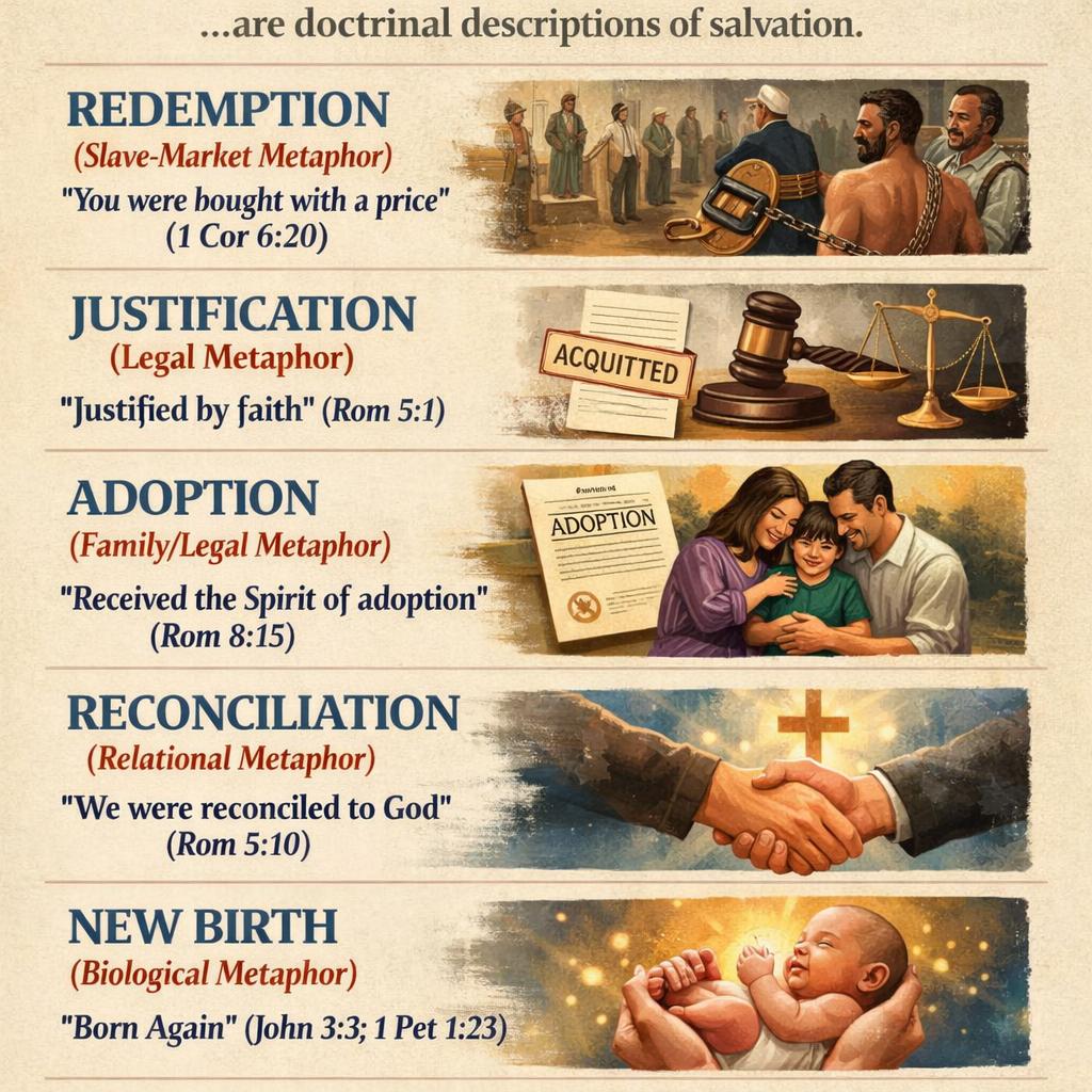 B. Salvation METAPHORS … are doctrinal descriptions of salvation Blank Meme Template