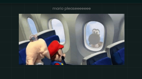 mario please Blank Meme Template