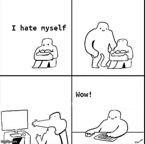 The good ending | image tagged in wow i hate this more | made w/ Imgflip meme maker