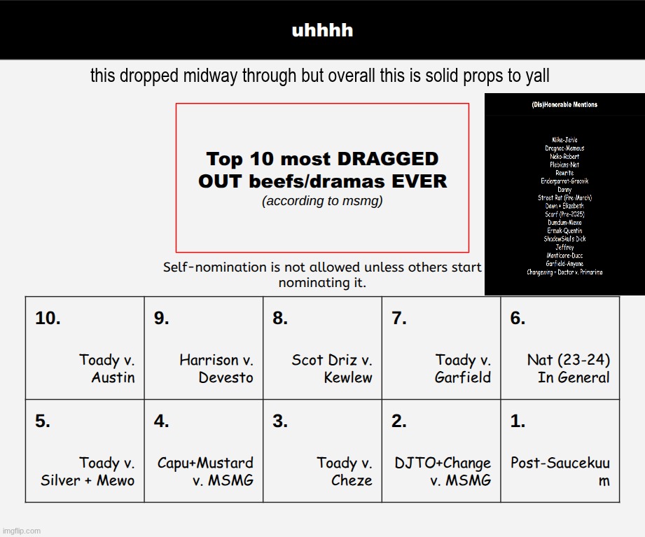 this dropped midway through but overall this is solid props to yall | made w/ Imgflip meme maker